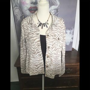 Kenzie cotton blazer